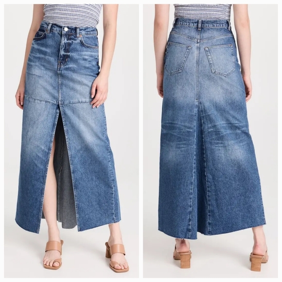 Reformation Dresses & Skirts - Reformation Tazz Denim Maxi Skirt in Hemlock size 31